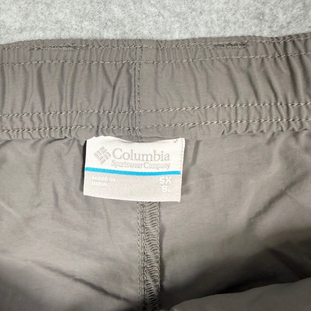 Columbia PFG Bahama II Shorts Mens 5X 8 Inseam Fossil Gray UPF 50 Fish XS - Picture 2 of 9